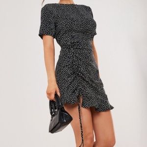 Missguided polka dot tea dress size US 8
